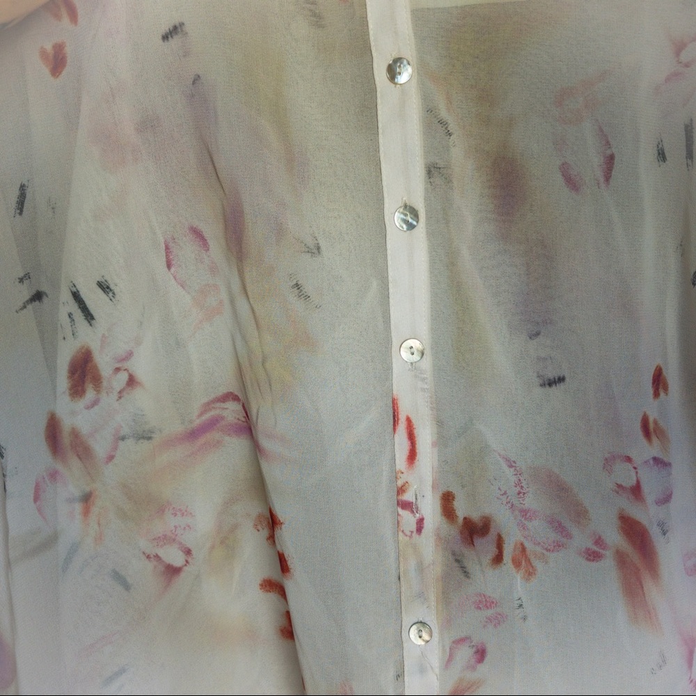 Oak NYC A-Symmetrical Bell Sleeve Blouse - Picture 4 of 5